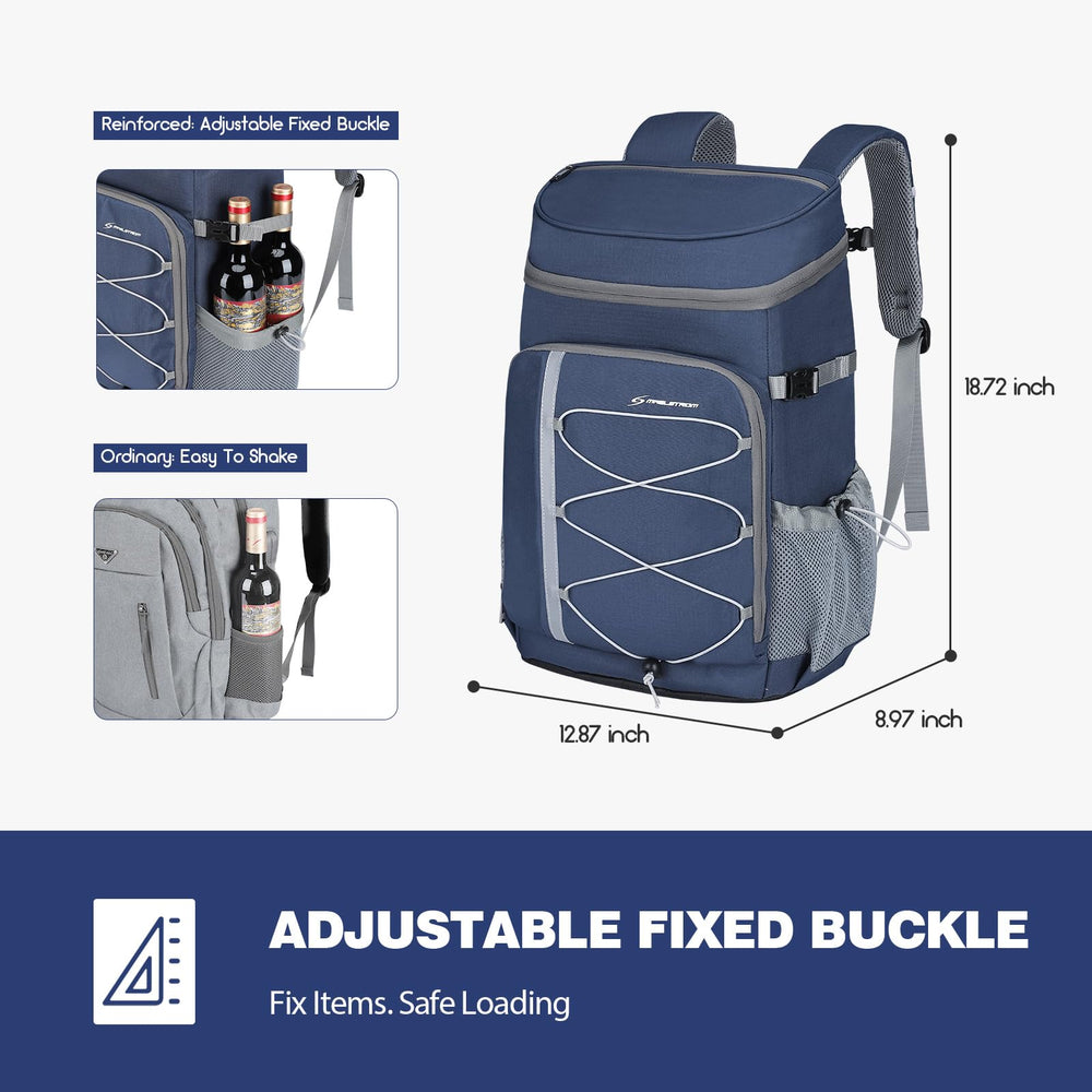 Maelstrom padded back panel and straps, ergonomic comfort for long carries