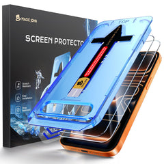 MAGIC JOHN vista frontal del protector ajustado y protección completa