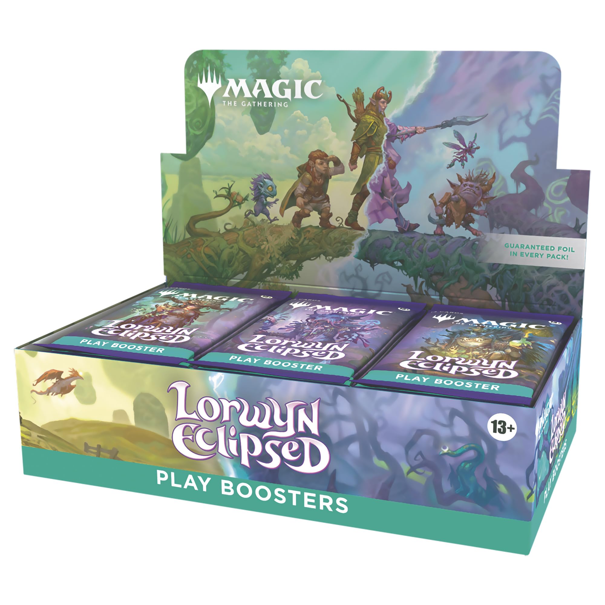 Magic: The Gathering caja frontal con 30 Play Boosters, ideal para coleccionar