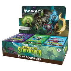 Magic: The Gathering caja frontal mostrando 30 Play Boosters y presentación atractiva