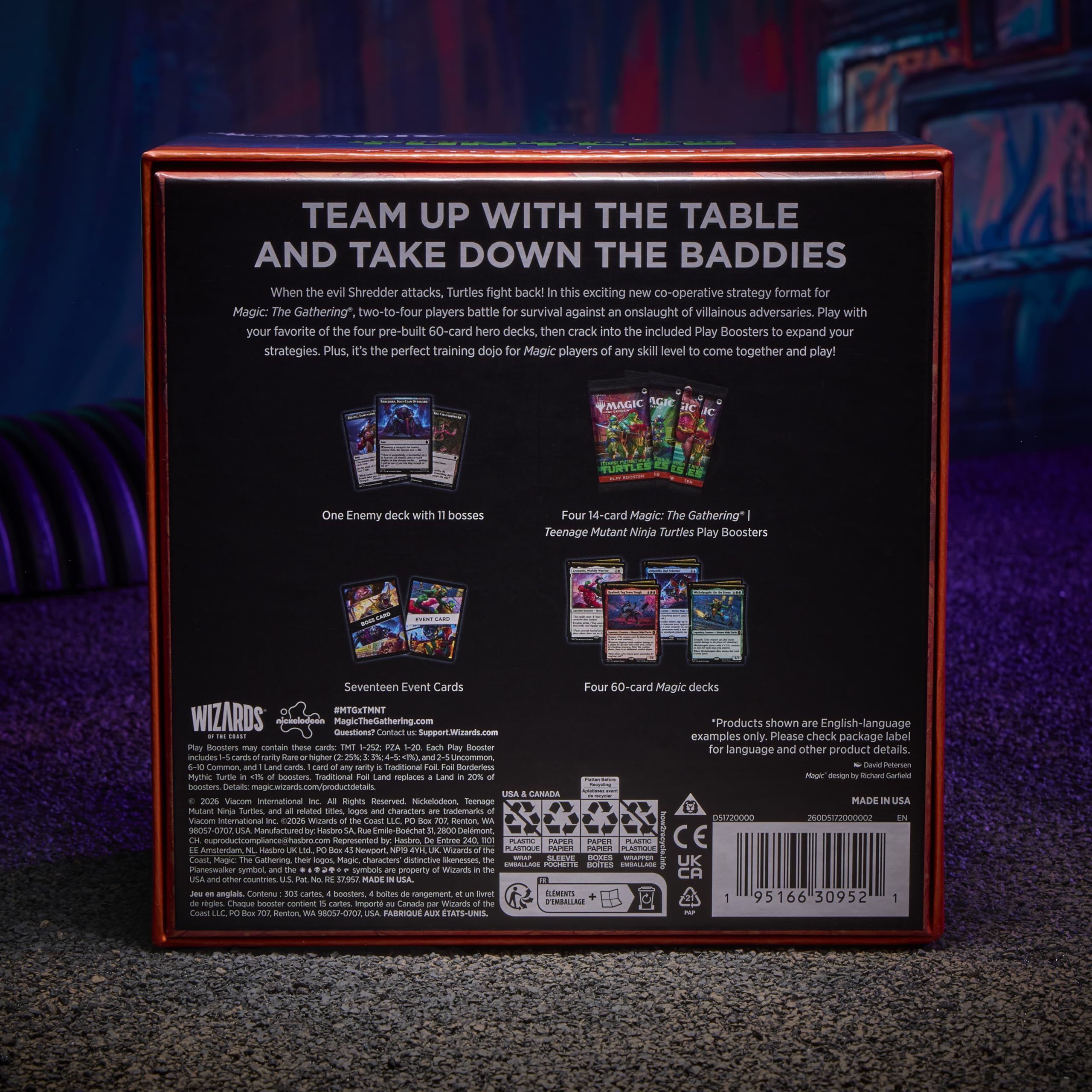 Magic: The Gathering arte de portada en primer plano resaltando estilo TMNT