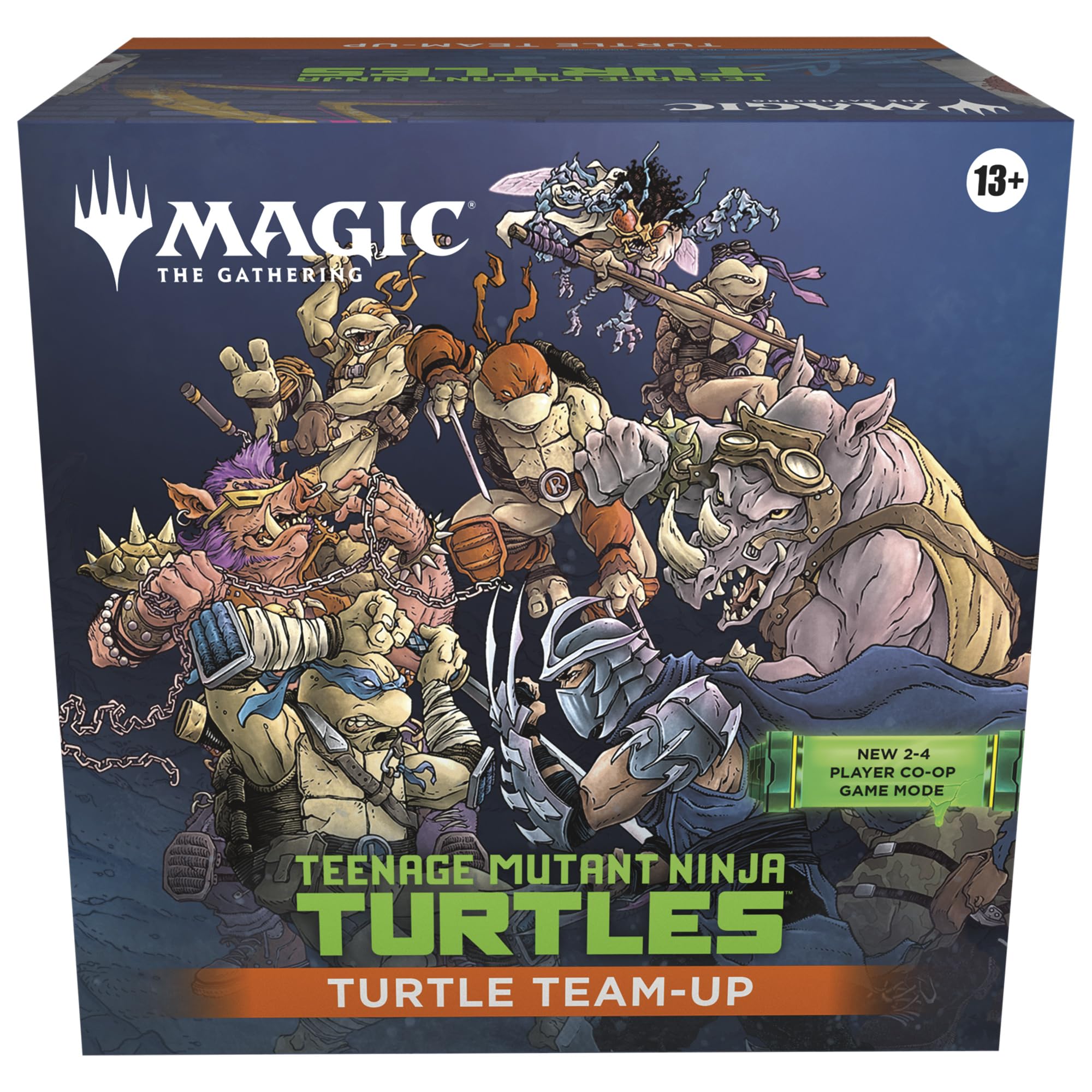 Magic: The Gathering caja frontal mostrando contenido y atractivo coleccionable