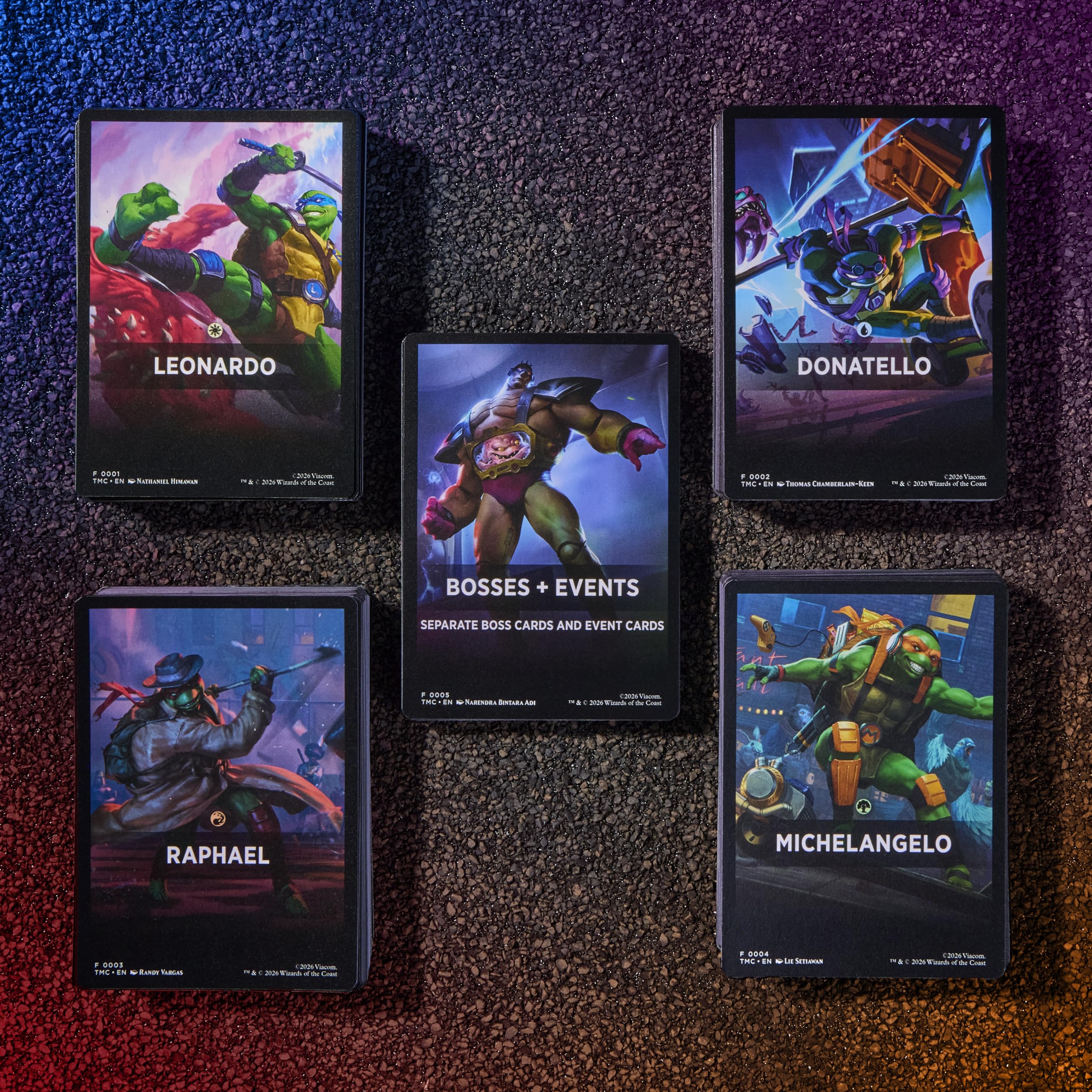 Magic: The Gathering mazo de enemigos visible, destacando la variedad de jefes