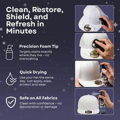MAGICAL CAP SOLUTIONS espuma limpiadora aplicando precisión sin empapar