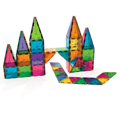 MAGNA-TILES detalle de la rejilla interior y acabado resistente, seguridad reforzada