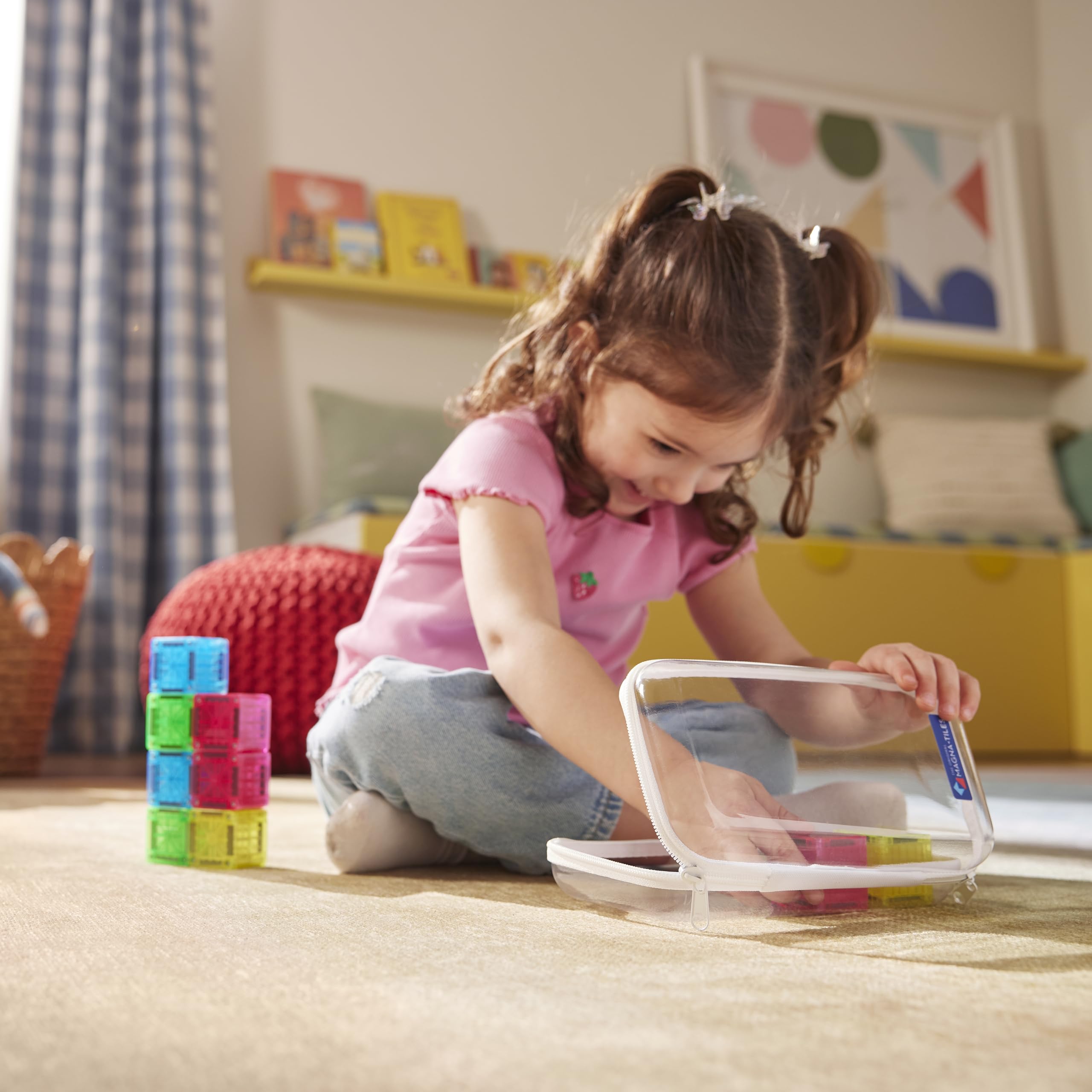 MAGNA-TILES etiqueta y materiales destacados para comprobar calidad