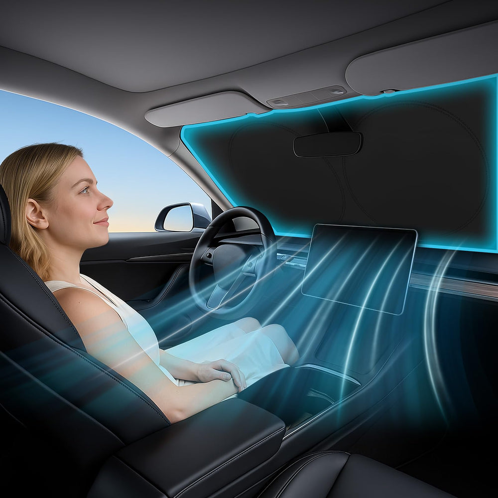 Magnelex en SUV demostrando ajuste y cobertura en vehículos grandes