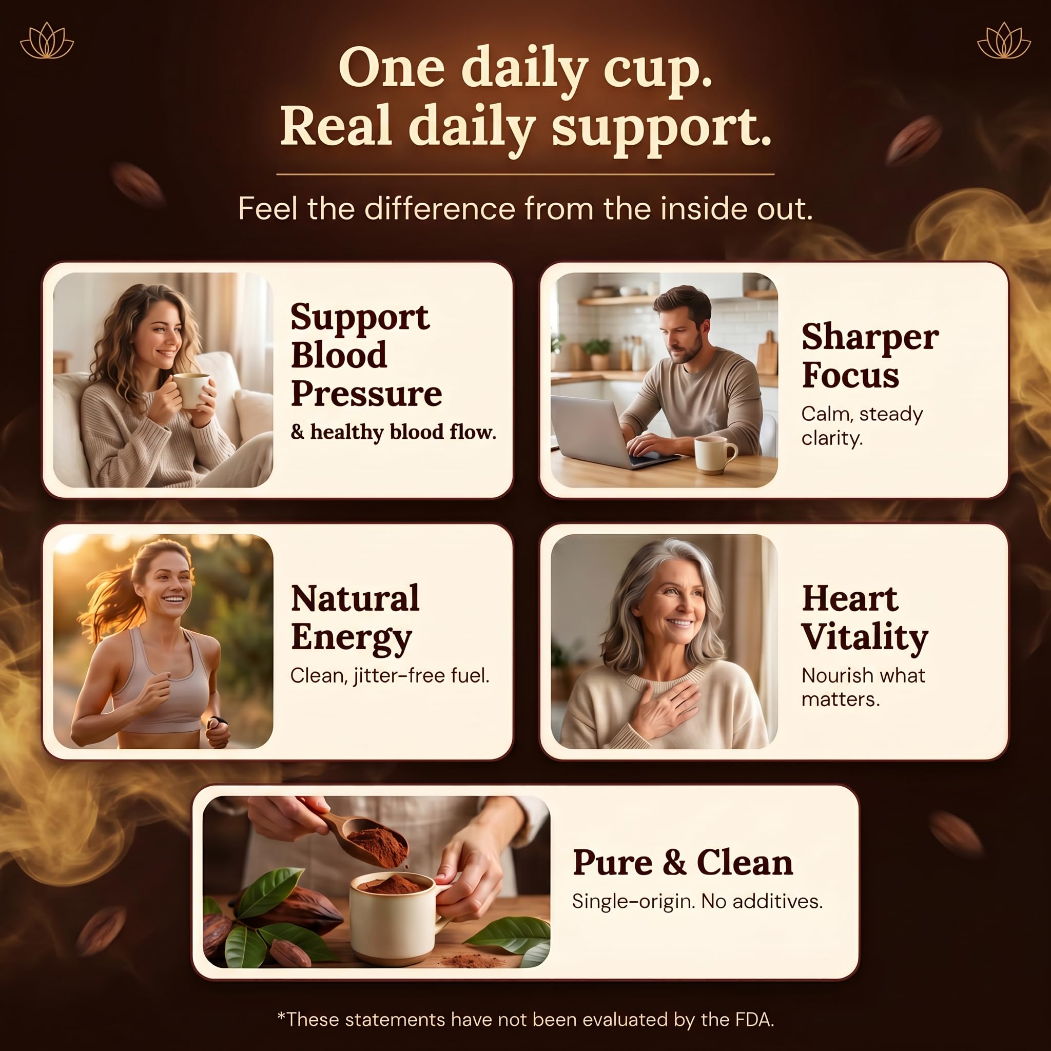 MAÏA SUPERFOODS bol con cacao ceremonial y cucharita para medir dosis precisa