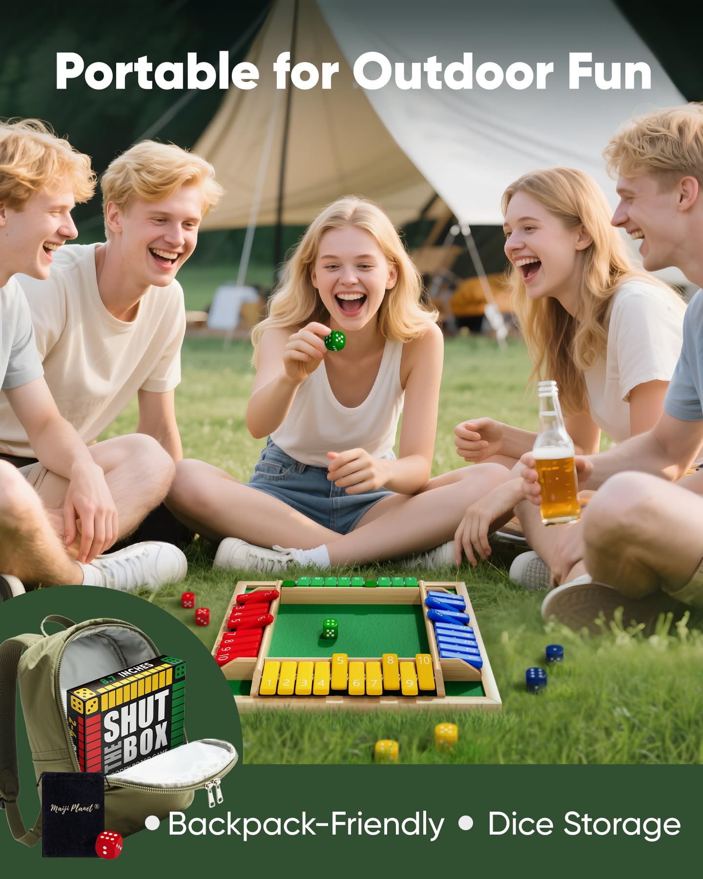 Maiji Planet etiqueta y números del tablero, claridad para jugar rápido