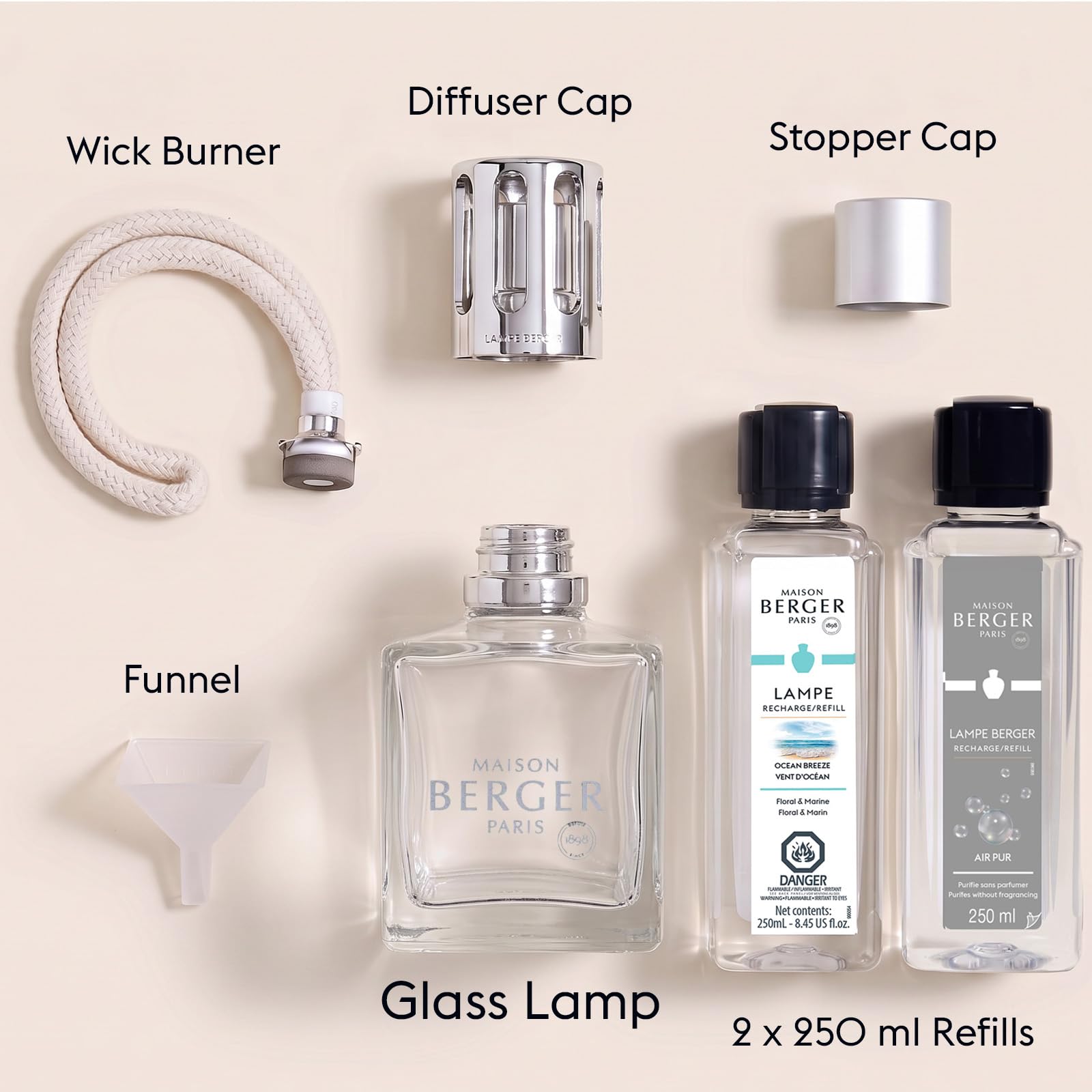 MAISON BERGER recarga Ocean Breeze, aromatiza con notas marinas luminosas