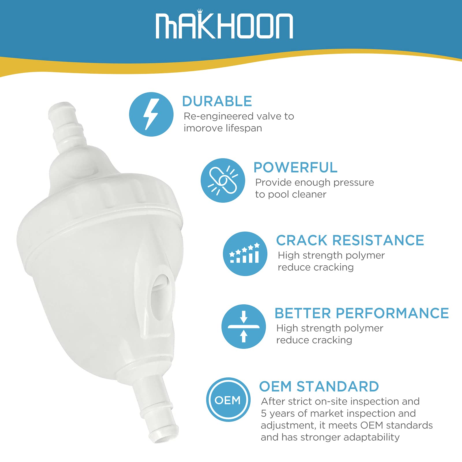 MAKHOON packaged kit with valve and instructions showing ready-to-install convenience