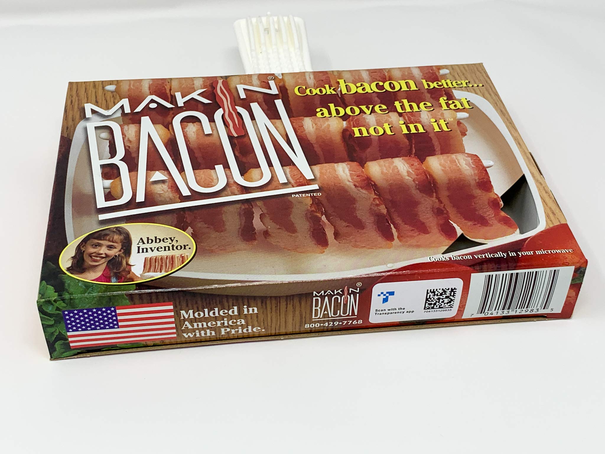 MAKIN BACON detalle de barras goteo que separan la grasa