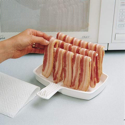 MAKIN BACON comparación de tamaño compacto para fácil almacenaje