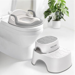 Maliton asiento frontal gris mostrando ajuste seguro y comodidad