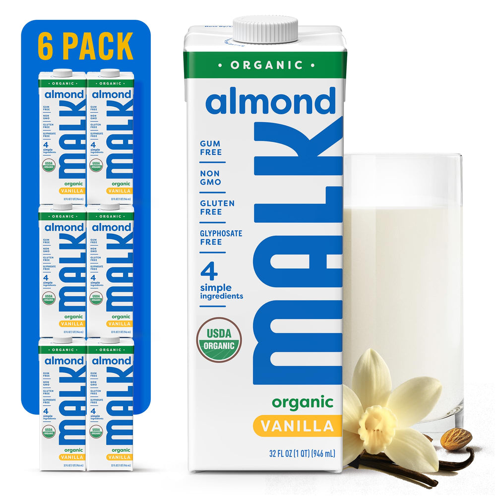MALK frente del envase 32oz mostrando diseño limpio y beneficio de despensa