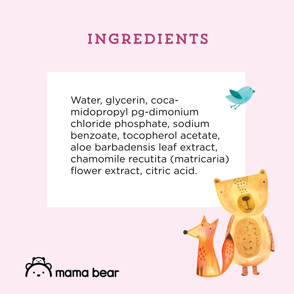 Mama Bear comparación de tamaño del paquete, fácil de llevar y guardar