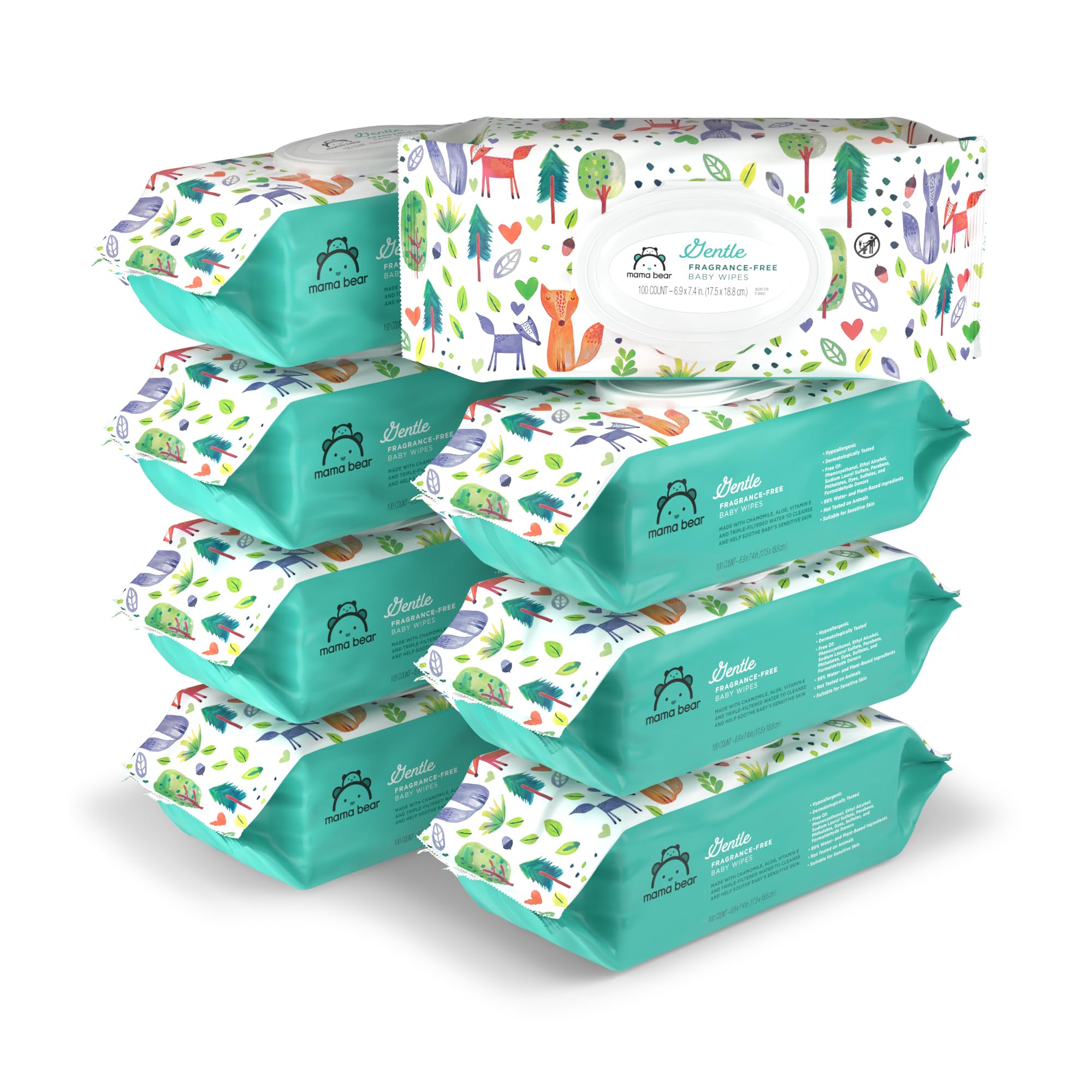 Mama Bear paquete frontal mostrando 8 packs, ideal para almacenamiento