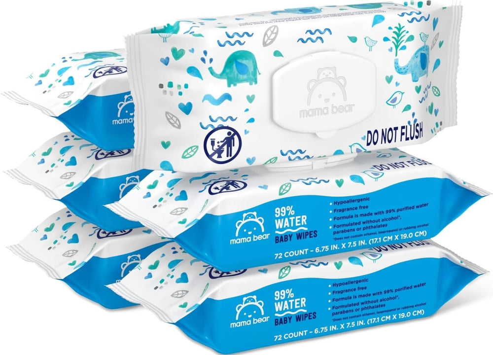 Mama Bear pack frontal con cierre resellable mostrando beneficio de conservación de humedad