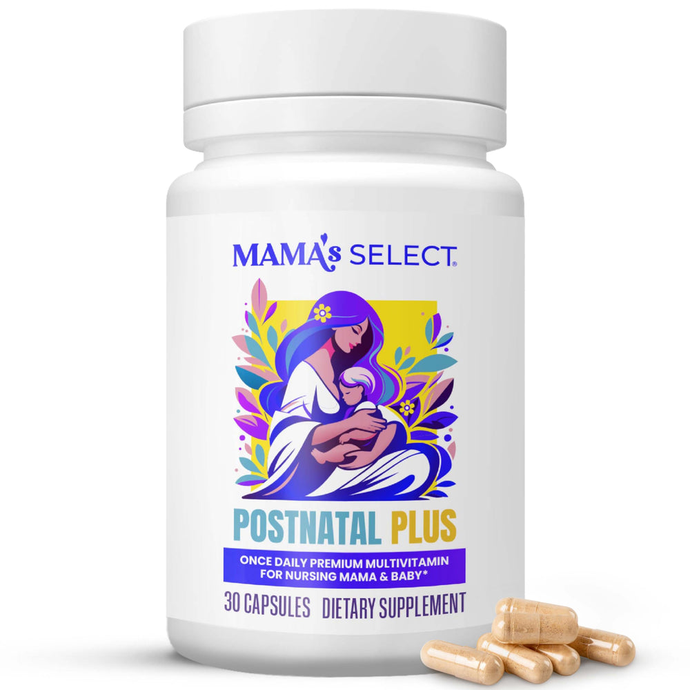 Mama's Select envase frontal mostrando la cápsula diaria y beneficios