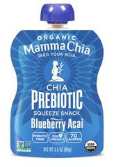 Mamma Chia detalle de la textura de chía y fibra prebiótica visible