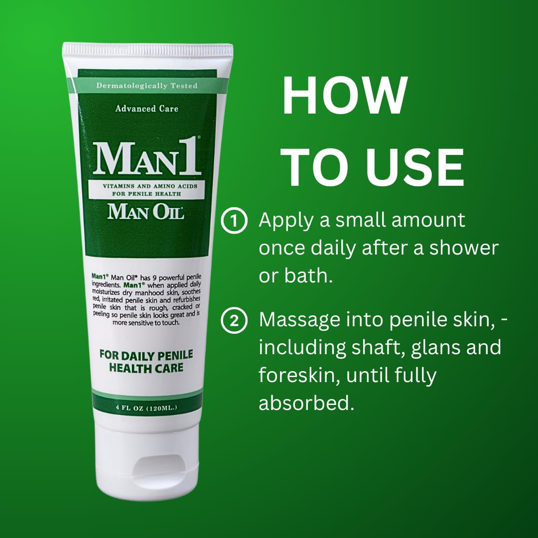 Man1 Man Oil aplicación en mano para zona íntima, promueve alivio y confort