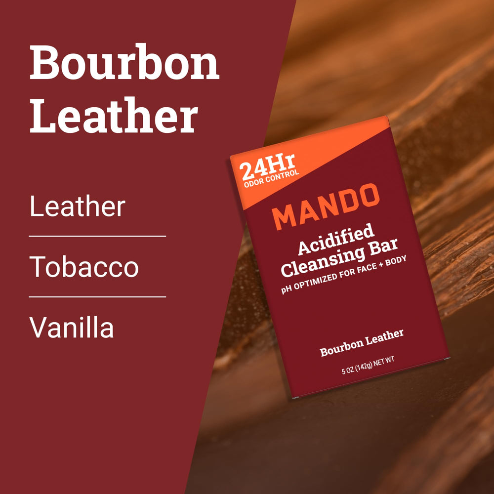 Mando Bourbon Leather comparación de tamaño para referencia del usuario