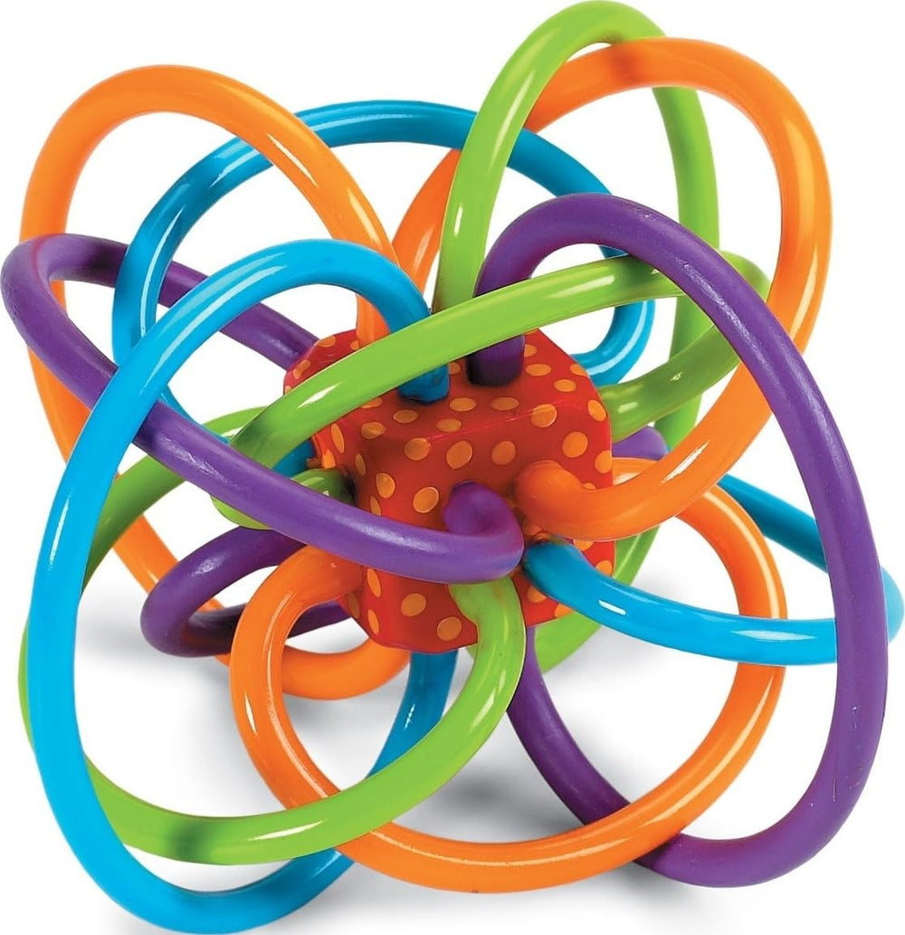 Manhattan Toy Winkel frontal del producto y colores vivos que atraen