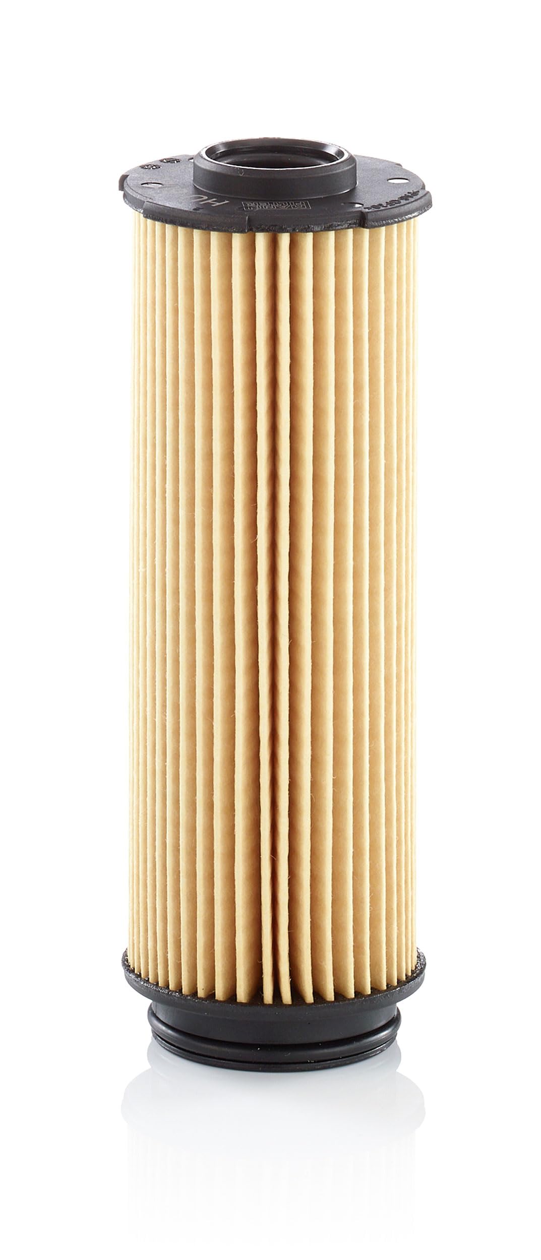 Mann Filter primer plano del material filtrante que ofrece alta retención de suciedad