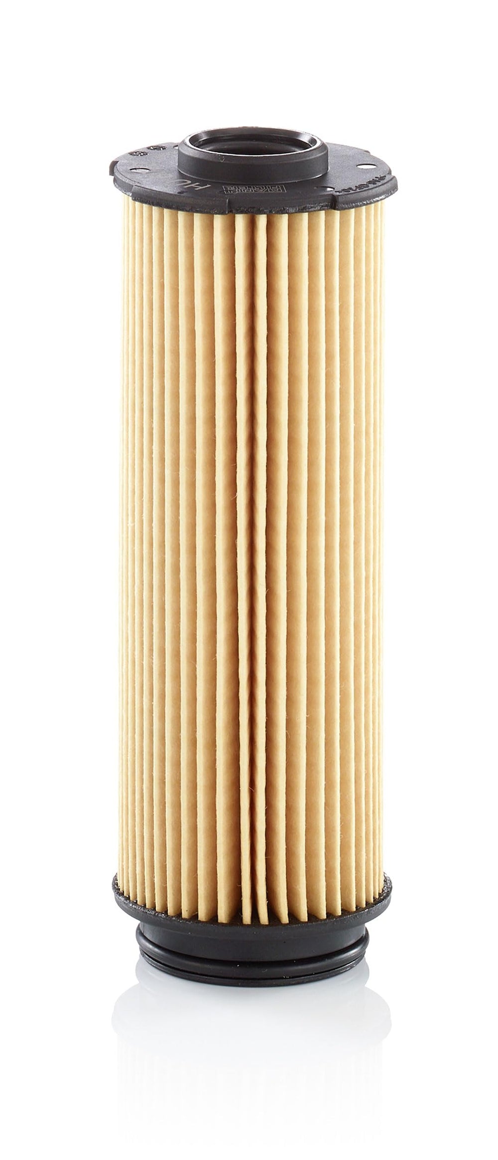 Mann Filter primer plano del material filtrante que ofrece alta retención de suciedad