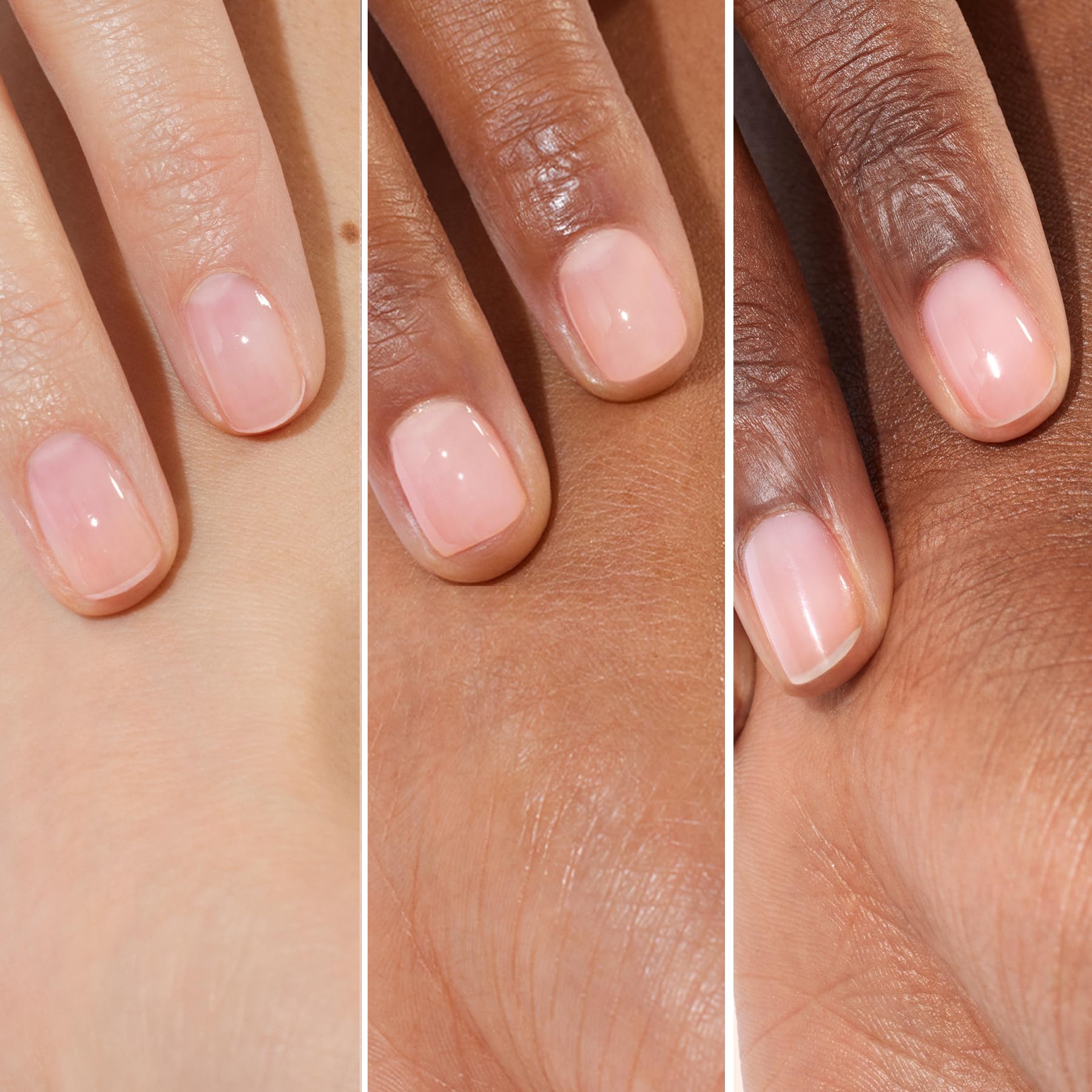 Manucurist Active Glow uñas con brillo espejo y tinte rosado reafirma hidratación