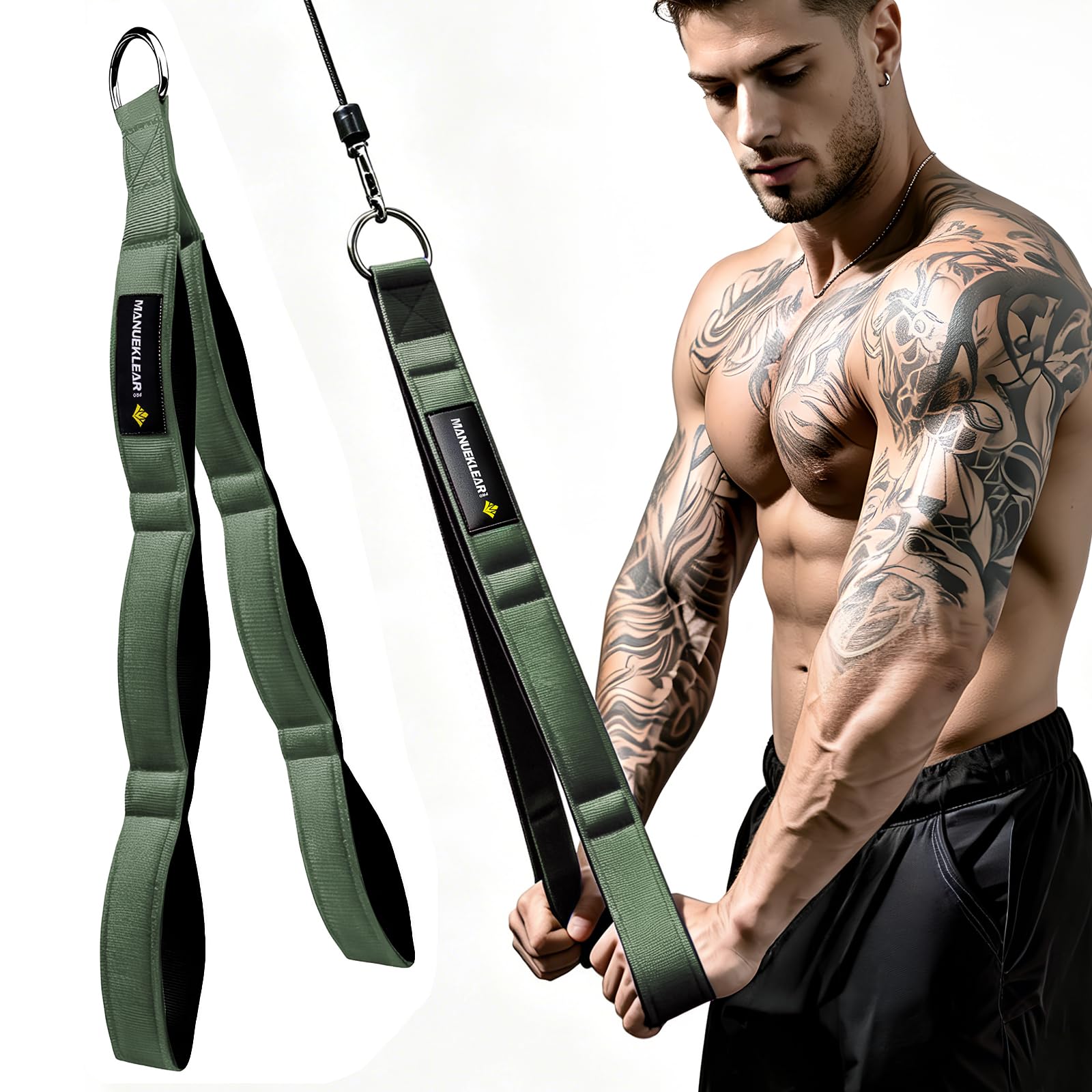 MANUEKLEAR mango frontal ergonómico, agarre cómodo y antideslizante