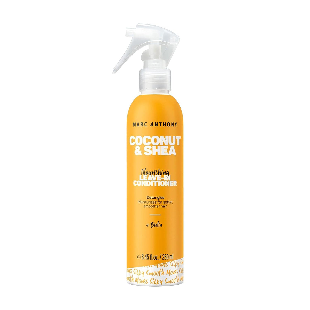 Marc Anthony envase frontal Coconut Shea mostrando diseño y beneficio hidratante