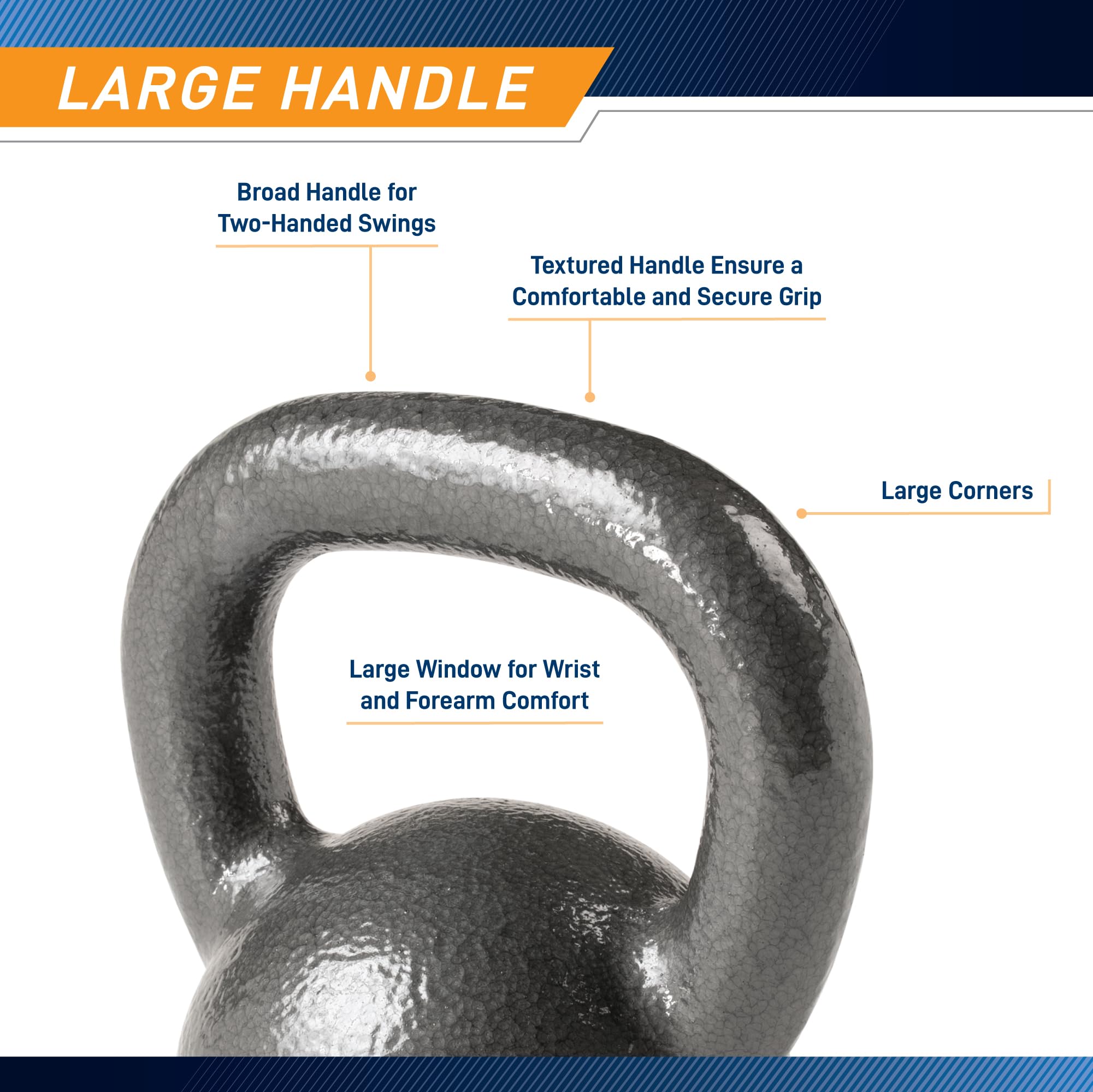 MARCY kettlebell acabado hammertone que protege contra corrosión
