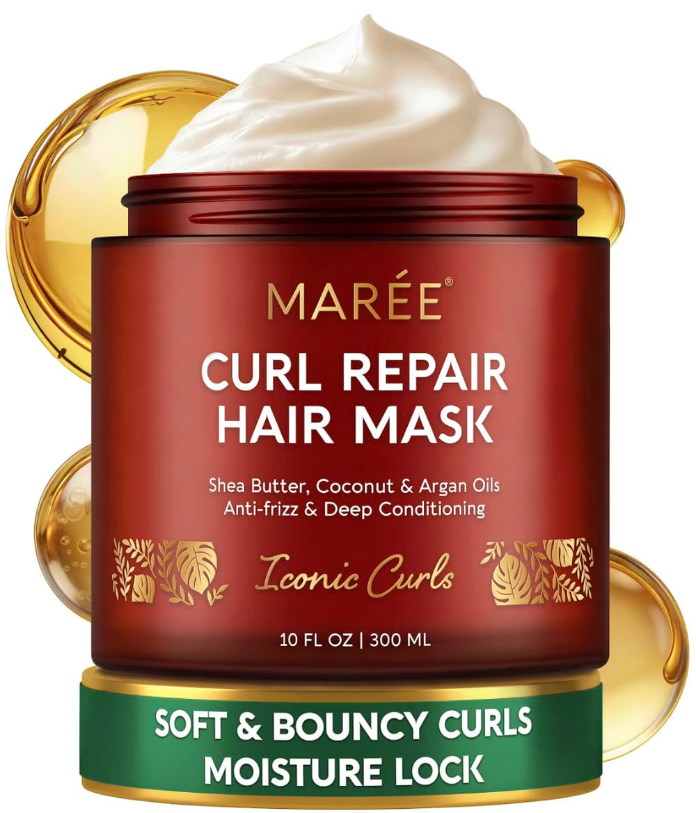 MAREE envase frontal de mascarilla que muestra presentación y claridad