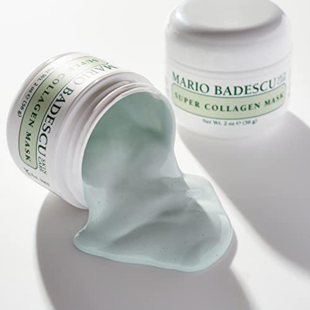 Mario Badescu caja abierta que presenta el contenido listo para usar