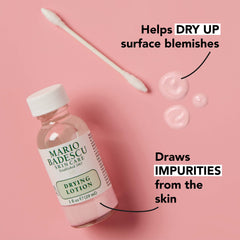 Mario Badescu vista lateral del envase, diseño y capacidad de 1 fl oz