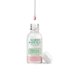 Mario Badescu frasco frontal mostrando etiqueta y tamaño práctico