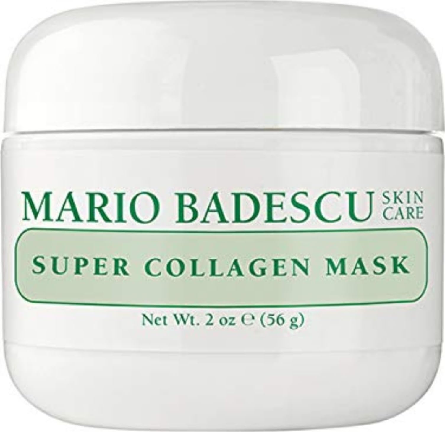 Mario Badescu envase frontal mostrando mascarilla y marca, apariencia profesional