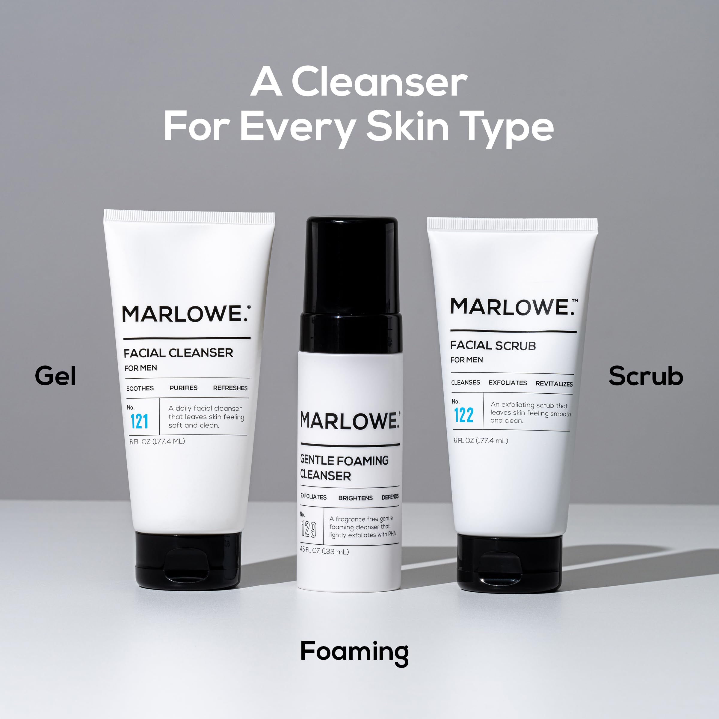 MARLOWE. exfoliante colocado en baño estilizado aporta sensación premium