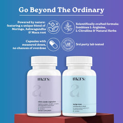 mars by GHC detalle de etiqueta Growth Max, información clara de ingredientes