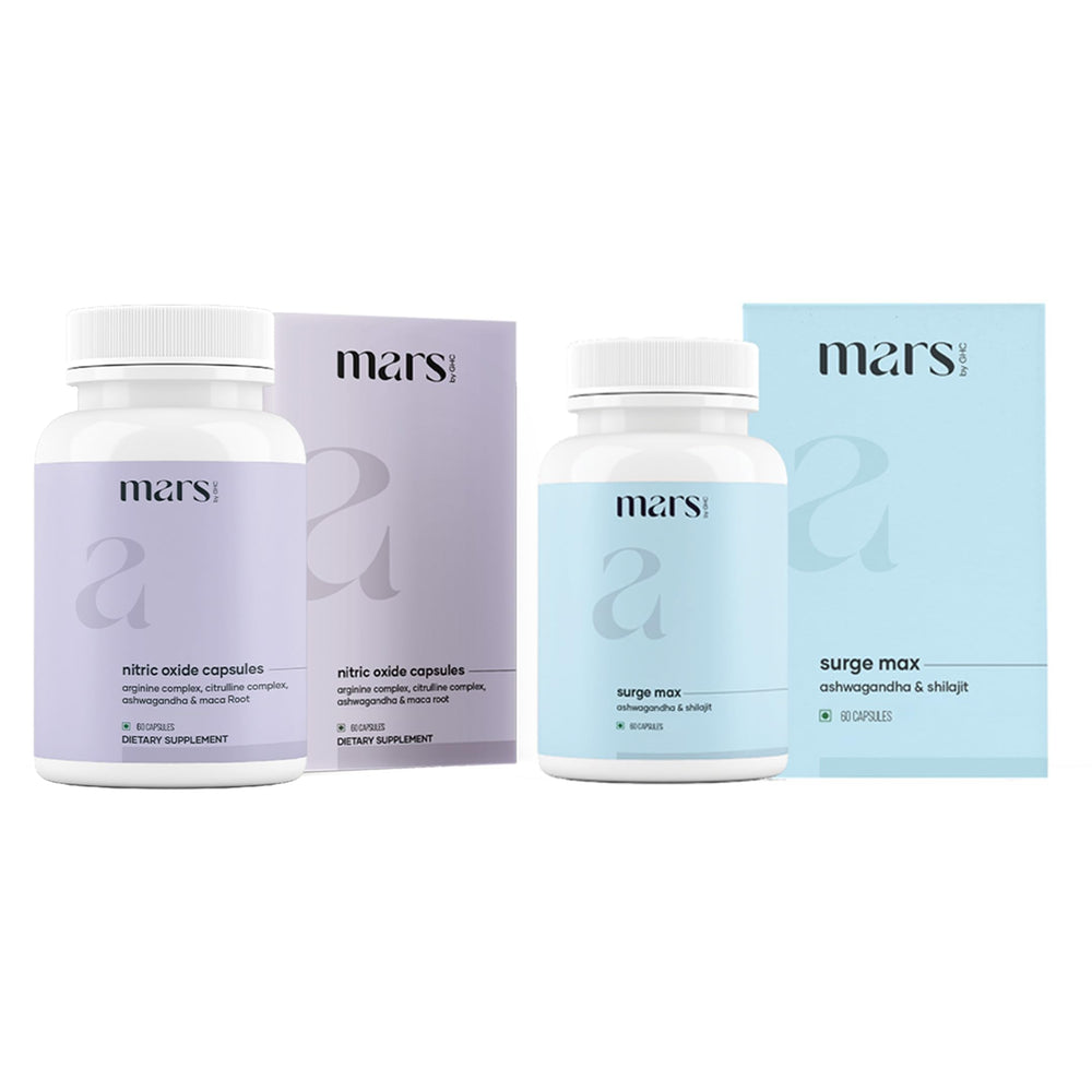 mars by GHC frasco frontal mostrando el pack Growth Max, apoyo al rendimiento