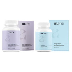 mars by GHC frasco frontal mostrando el pack Growth Max, apoyo al rendimiento