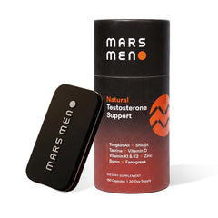 MARS MEN frente del envase mostrando etiqueta y beneficios visibles