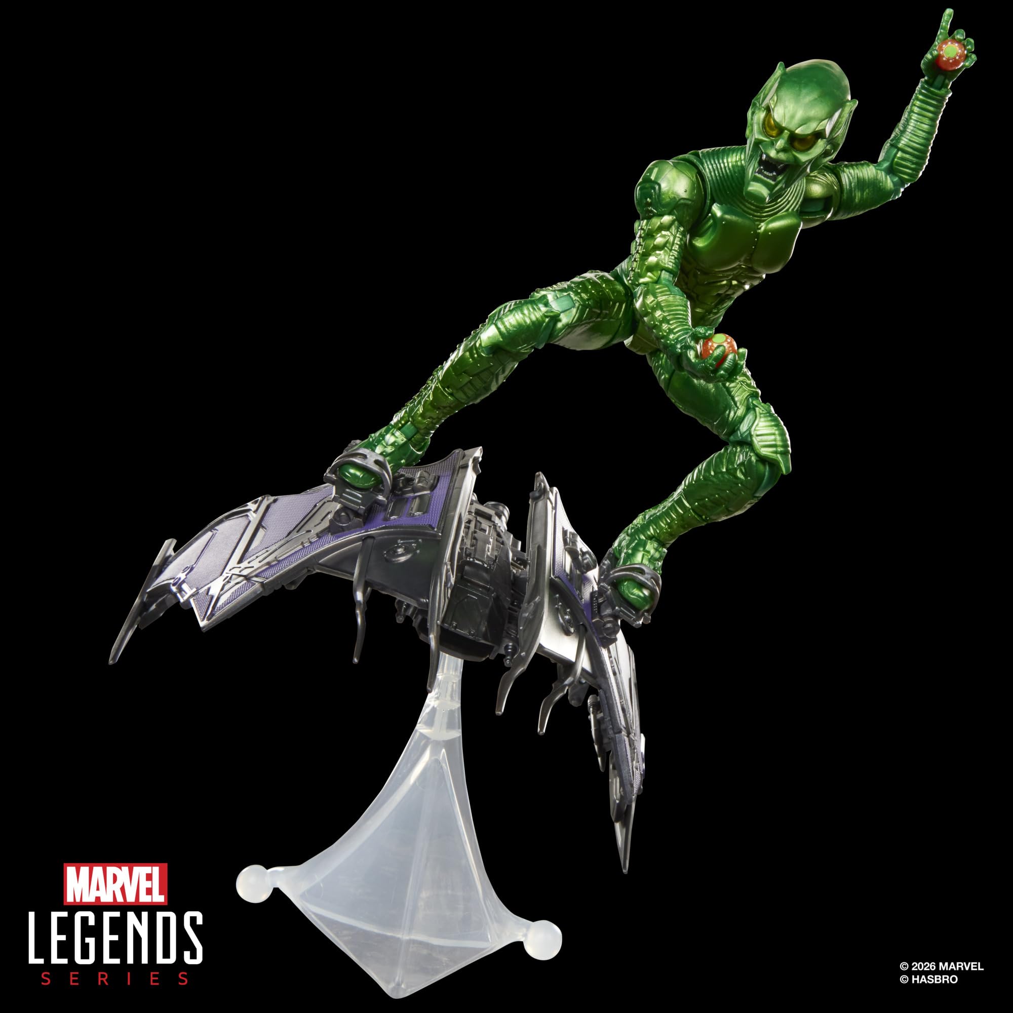 Marvel Green Goblin bombas calabaza como accesorios icónicos para recrear acción