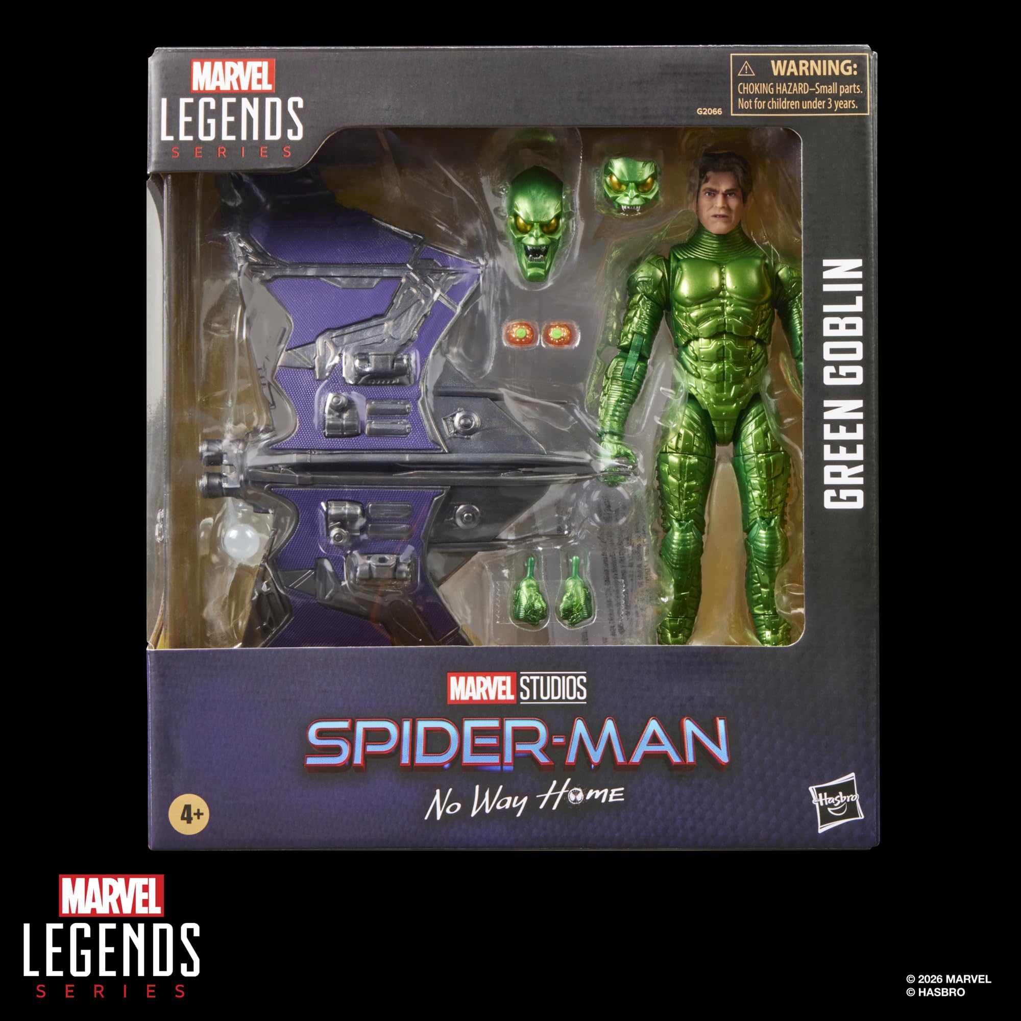 Marvel Green Goblin primer plano de armadura detallada que realza realismo