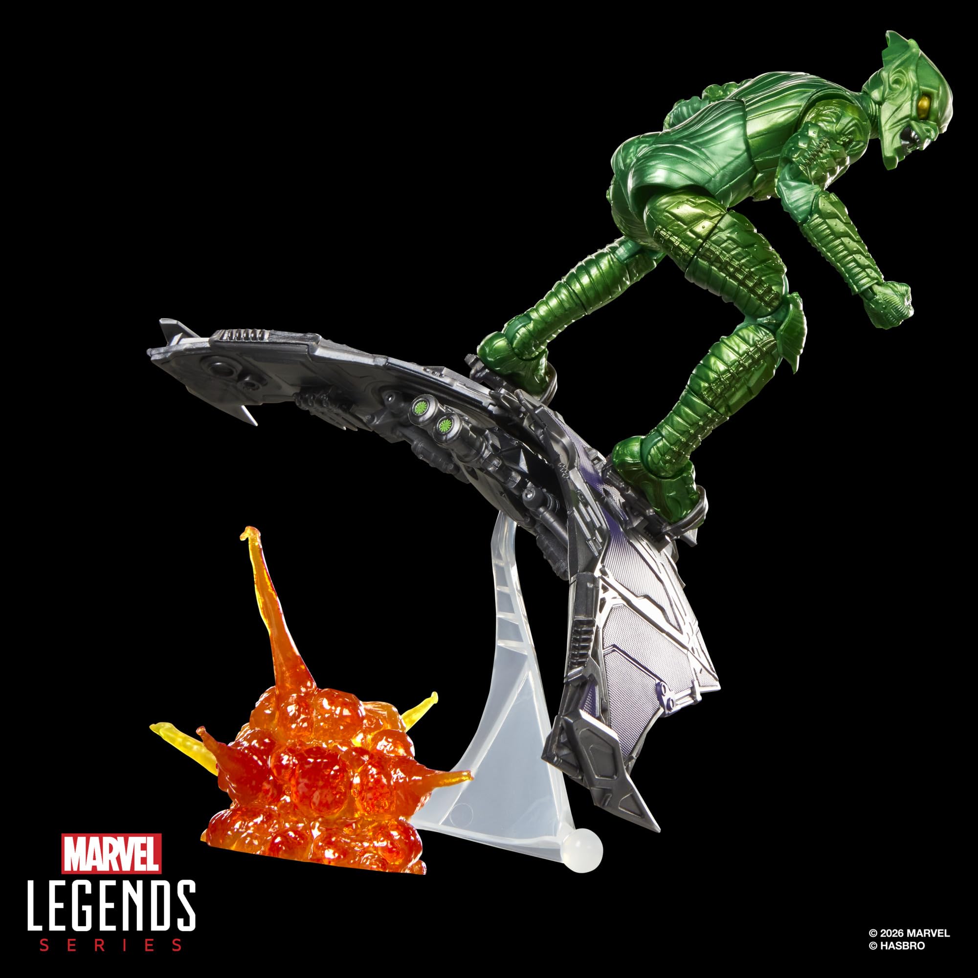 Marvel Green Goblin efecto de explosión blast para dramatizar escenas