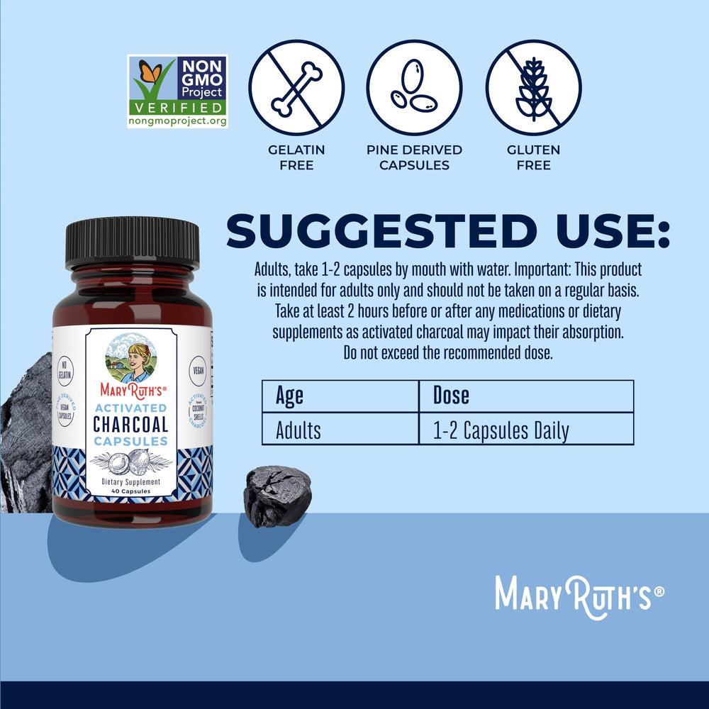 MARYRUTH'S cápsula en mano para ver tamaño y dosificación visual