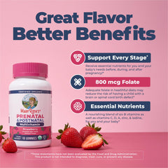 MARYRUTH'S etiqueta con lista de ingredientes y nutrientes clave detallados