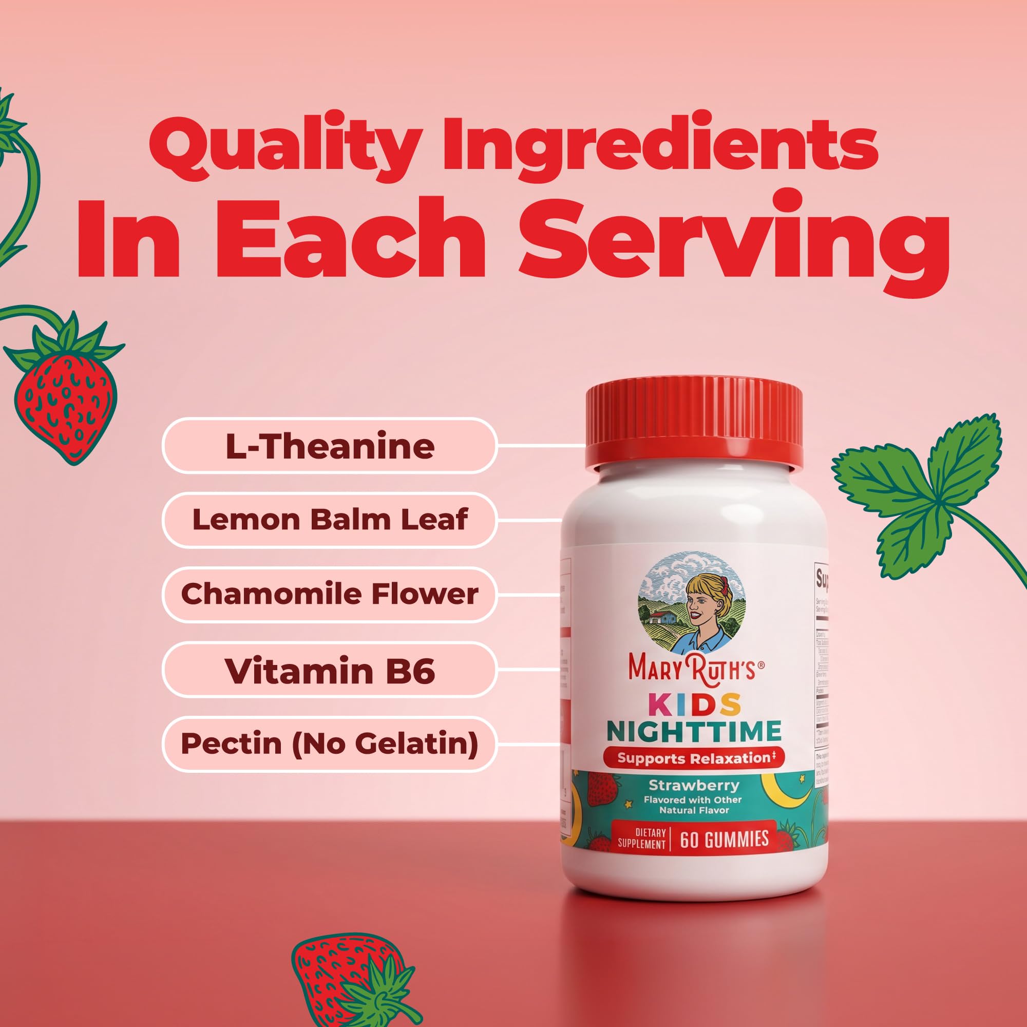 MARYRUTH'S etiqueta nutricional legible mostrando ingredientes y dosis claras