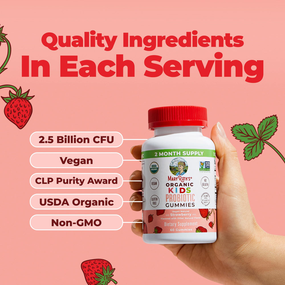 MARYRUTH'S etiqueta nutricional detalle, beneficio transparencia de ingredientes